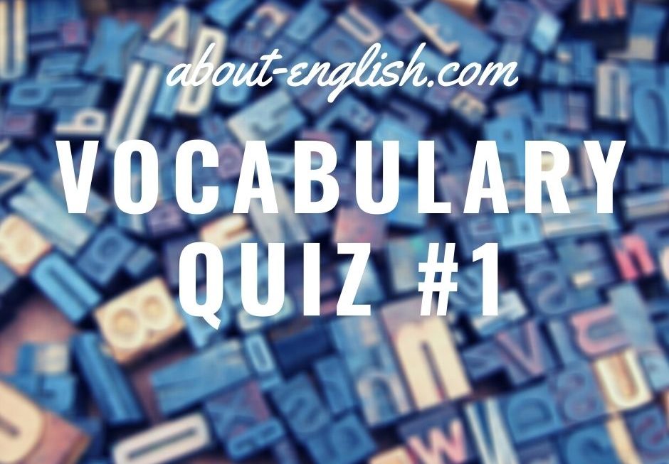 English vocabulary quiz